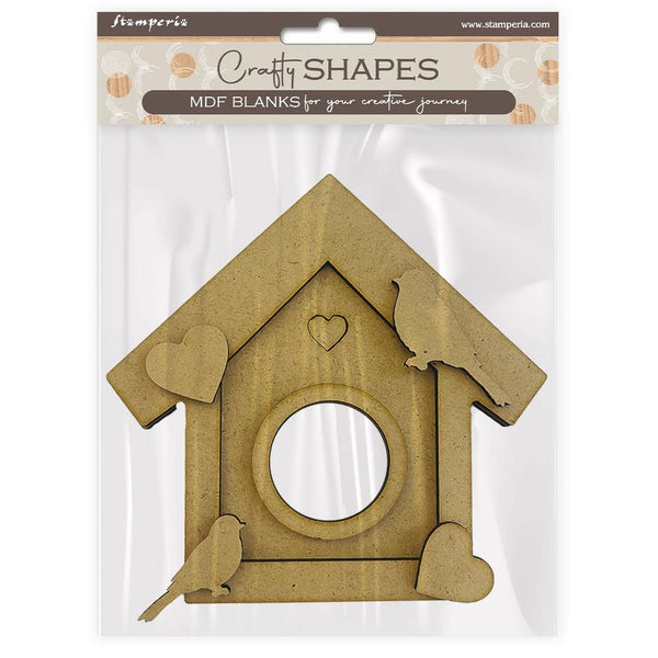 Stamperia Crafty Shapes, Create Happiness Dewdrops Nest