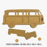 Stamperia, Crafty Shapes, Silent Sea, Van (KLSM50)