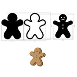 Stamperia, Crafty Shapes, Candy Christmas, Gingerbreads