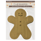 Stamperia, Crafty Shapes, Candy Christmas, Gingerbreads