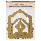 Stamperia, Crafty Shapes, Alice in Christmas, Frame and Key