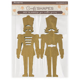 Stamperia, Crafty Shapes, Alice in Christmas, Soldiers