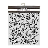 Stamperia Stencil 7.87"X9.84", All Around, Ramage (KSTD207)