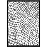 Stamperia, Art Stories, Media Stencil, A3 11.7"x16.5", Fishing net (KSTDA3009)