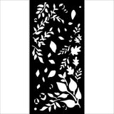Stamperia, Stencil 4.72"X9.84" Create Happiness, Dewdrops, Big Leaves