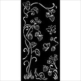 Stamperia, Stencil 4.72"X9.84", Hidden Grove, Strawberries (KSTDL115)