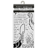 Stamperia, Stencil 4.72"X9.84", Venice City of Art, Gondola (KSTDL120) - Scrapbooking Fairies