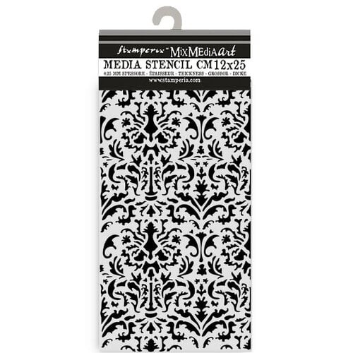 Stamperia, Stencil 4.72"X9.84", Venice City of Art, Tapestry (KSTDL121)