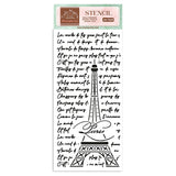 Stamperia Stencil 4.72"X9.84", Oh La La - Tour Eiffel