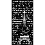 Stamperia Stencil 4.72"X9.84", Oh La La - Tour Eiffel