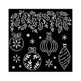 Stamperia Stencil 7"X7", The Nutcracker Christmas Bells
