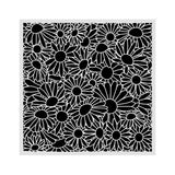 Stamperia, Stencil 7"X7", Daisy Art, Daisies Pattern (KSTDQ130)
