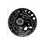 Stamperia, Thick Stencil 4.72"X 4.72", Cosmos Circle (KSTDS21)