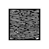 Stamperia, Thick Stencil 4.72"X 4.72", Silent Sea, Wood Pattern (KSTDS46)