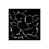 Stamperia, Thick Stencil 4.72"X 4.72", Silent Sea, Crackle Pattern (KSTDS47)