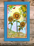 Lavinia, Clear Stamp, Open Sunflower (LAV986)