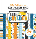 Echo Park, Double-Sided Paper Pad 6"X6", Little Builder (LB408023)