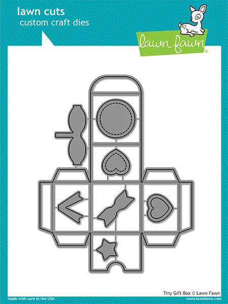 Lawn Fawn, Lawn Cuts Custom Craft Die, Tiny Gift Box (LF1485)