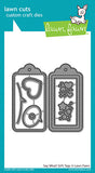 Lawn Fawn, Lawn Cuts Custom Craft Dies, Say What? Gift Tags (LF1780)