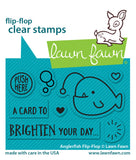 Lawn Fawn, Clear Stamps, Anglerfish Flip-Flop (LF2010)