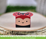 Lawn Fawn, Lawn Cuts Custom Craft Dies, Tiny Gift Box Ladybug Add-On (LF2256)