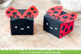 Lawn Fawn, Lawn Cuts Custom Craft Dies, Tiny Gift Box Ladybug Add-On (LF2256)