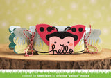 Lawn Fawn, Lawn Cuts Custom Craft Dies, Tiny Gift Box Ladybug Add-On (LF2256)