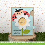 Lawn Fawn, Lawn Cuts Custom Craft Dies, Tiny Gift Box Ladybug Add-On (LF2256)