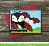 Lawn Fawn, Lawn Cuts Custom Craft Dies, Tiny Gift Box Ladybug Add-On (LF2256)