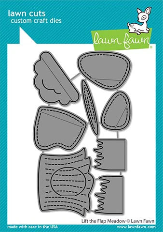 Lawn Fawn, Lawn Cuts Custom Craft Die, Lift The Flap Meadow (LF2269)