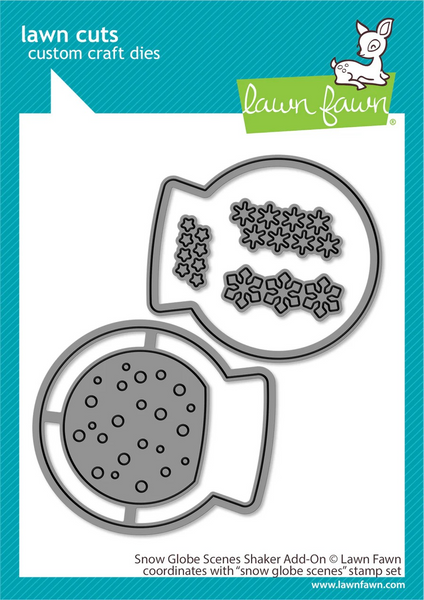 Lawn Fawn, Lawn Cuts Custom Craft Die, Snow Globe Scenes Shaker Add-On (LF2429)