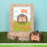 Lawn Fawn, Lawn Cuts Custom Craft Die, Tiny Gift Box Hedgehog Add-On (LF2439)