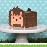Lawn Fawn, Lawn Cuts Custom Craft Die, Tiny Gift Box Hedgehog Add-On (LF2439)