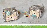 Lawn Fawn, Lawn Cuts Custom Craft Die, Tiny Gift Box Hedgehog Add-On (LF2439)