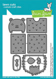 Lawn Fawn, Lawn Cuts Custom Craft Die, Tiny Gift Box Hedgehog Add-On (LF2439)