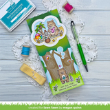 Lawn Fawn, Lawn Cuts Custom Craft Die, Outside In Stitched Thought Bubble Stackables (LF2574)