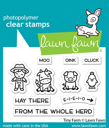 Lawn Fawn Clear Stamps, Tiny Farm (LF2772)
