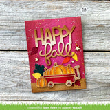 Lawn Fawn, Lawn Cuts Custom Craft Die, Giant Happy Fall (LF2969)