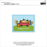 Lawn Fawn, Lawn Cuts Custom Craft Die, Pumpkin Wagon