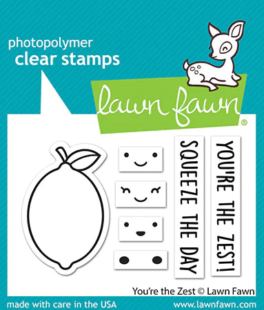 Lawn Fawn Clear Stamps 3"X2", You're The Zest (LF3015)