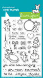 Lawn Fawn Clear Stamps 4"X6", Sew Very Mice (LF3061)