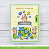 Lawn Fawn Clear Stamps, How You Bean?  Buttons Add-On
