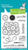 Lawn Fawn Clear Stamps, How You Bean?  Buttons Add-On