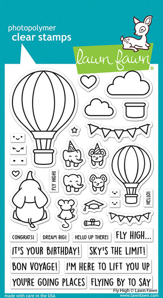 Lawn Fawn Clear Stamps, Fly High (LF3069)