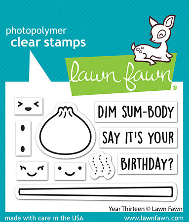 Lawn Fawn Clear Stamps, Year Thirteen (LF3084)
