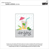 Lawn Fawn, Lawn Cuts Custom Craft Die, Build-A-Drink (LF3176)