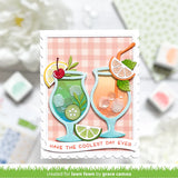 Lawn Fawn, Lawn Cuts Custom Craft Die, Build-a-Drink Cocktail Add-On (LF3177)