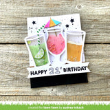 Lawn Fawn, Lawn Cuts Custom Craft Die, Build-a-Drink Cocktail Add-On (LF3177)