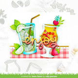 Lawn Fawn, Lawn Cuts Custom Craft Die, Build-a-Drink Cocktail Add-On (LF3177)