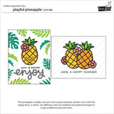 Lawn Fawn, Lawn Cuts Custom Craft Die, Playful Pineapple (LF3180)